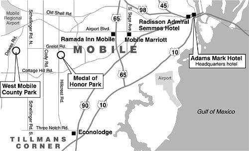 Map of Mobile, Ala.
